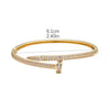 Copper Microinlaid Zircon Women's Bracelet With Festival Element And Diamond Design