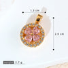 Copper Micropaved Pendant Necklace Accessories With Snowflake Eight Mans Star Leaf And Flower Patterns For Women