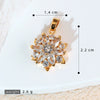 Copper Micropaved Pendant Necklace Accessories With Snowflake Eight Mans Star Leaf And Flower Patterns For Women