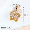 Copper Micropaved Pendant Necklace Accessories With Snowflake Eight Mans Star Leaf And Flower Patterns For Women