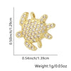 Copper Micropaved Zircon Colorful Sixpointed Sunflower Geometric Fashion Diy Jewelry Connection Material