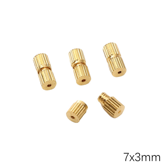 Copper Nut Screw Capsule Connection Buckle Jewelry Accessories For Diy Handmade Bracelets And Necklaces