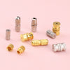 Copper Nut Screw Capsule Connection Buckle Jewelry Accessories For Diy Handmade Bracelets And Necklaces