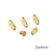 Copper Nut Screw Capsule Connection Buckle Jewelry Accessories For Diy Handmade Bracelets And Necklaces