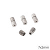 Copper Nut Screw Capsule Connection Buckle Jewelry Accessories For Diy Handmade Bracelets And Necklaces