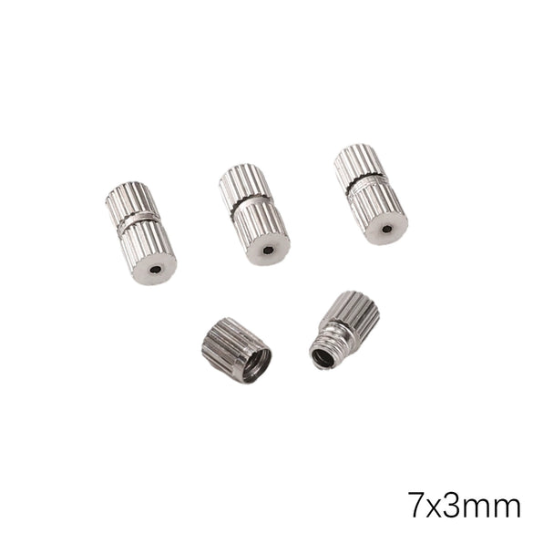 Copper Nut Screw Capsule Connection Buckle Jewelry Accessories For Diy Handmade Bracelets And Necklaces