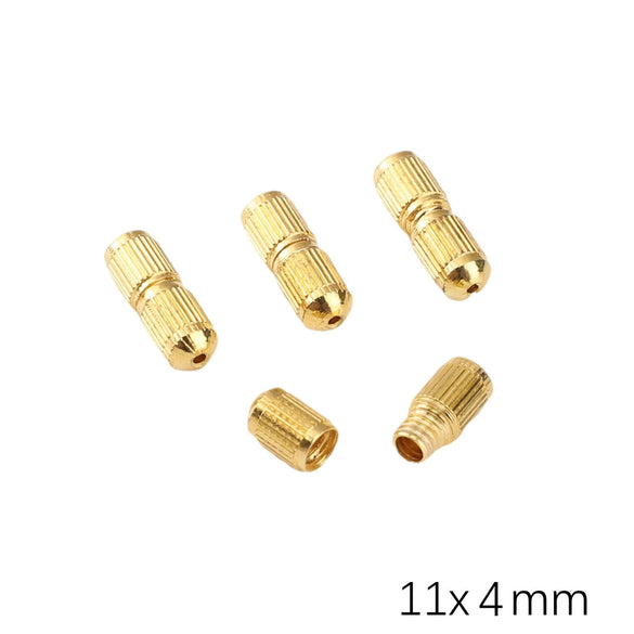 Copper Nut Screw Capsule Connection Buckle Jewelry Accessories For Diy Handmade Bracelets And Necklaces