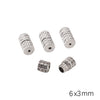 Copper Nut Screw Capsule Connection Buckle Jewelry Accessories For Diy Handmade Bracelets And Necklaces