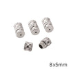 Copper Nut Screw Capsule Connection Buckle Jewelry Accessories For Diy Handmade Bracelets And Necklaces