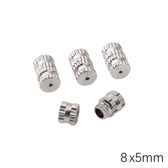 Copper Nut Screw Capsule Connection Buckle Jewelry Accessories For Diy Handmade Bracelets And Necklaces