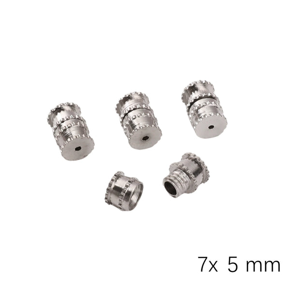 Copper Nut Screw Capsule Connection Buckle Jewelry Accessories For Diy Handmade Bracelets And Necklaces