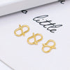 Copper Plated Gold Bracelet Necklace With S Shaped Hook Buckle And Electroplating Treatment