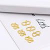 Copper Plated Gold Bracelet Necklace With S Shaped Hook Buckle And Electroplating Treatment