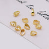 Copper Plated Gold Melon Seed Buckle Necklace Diy Pendant Material