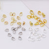 Copper Plated Gold Melon Seed Buckle Necklace Diy Pendant Material