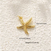 Copper Plated Gold Ocean Shell Starfish Conch Accessories Jewelry Bracelet Necklace Earrings Pendant With Animal Style And Electroplating Technology