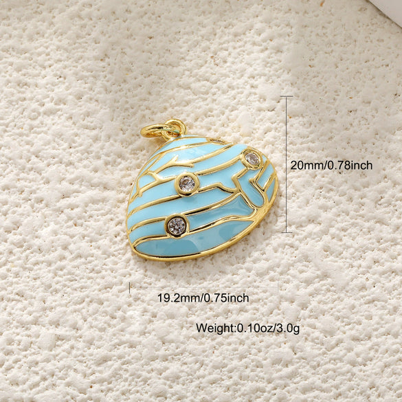 Copper Plated Gold Ocean Shell Starfish Conch Accessories Jewelry Bracelet Necklace Earrings Pendant With Animal Style And Electroplating Technology