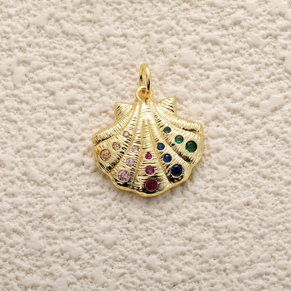 Copper Plated Gold Ocean Shell Starfish Conch Accessories Jewelry Bracelet Necklace Earrings Pendant With Animal Style And Electroplating Technology