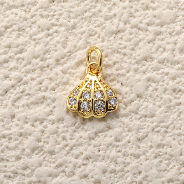 Copper Plated Gold Ocean Shell Starfish Conch Accessories Jewelry Bracelet Necklace Earrings Pendant With Animal Style And Electroplating Technology