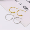 Copper Plated 925 Silver Cshaped Electroplated Earring Accessories