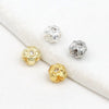 Copper Plated Zircon Petals Diy Bracelet Accessories Loose Beads Electroplated Beading Material