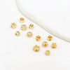 Copper Plated Zircon Petals Diy Bracelet Accessories Loose Beads Electroplated Beading Material