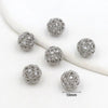 Copper Plated Zircon Spacer Loose Beads Electroplated Diy Bracelet Necklace Accessories