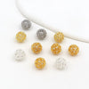 Copper Plated Zircon Spacer Loose Beads Electroplated Diy Bracelet Necklace Accessories