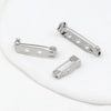 Copper Rotating Hole Pin Electroplated Brooch Holder Diy Corsage Pin Accessories