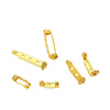 Copper Rotating Hole Pin Electroplated Brooch Holder Diy Corsage Pin Accessories