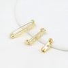 Copper Rotating Hole Pin Electroplated Brooch Holder Diy Corsage Pin Accessories