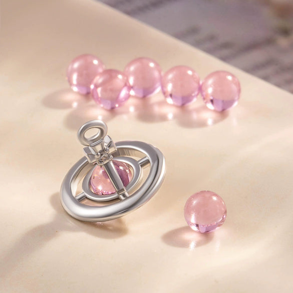 Copper Saturn Pendant Earrings Accessories Fresh Style Electroplating