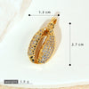 Copper Seashell Conch Crab Minimalist Animal Style Electroplated Women's Jewelry Pendant