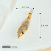 Copper Seashell Conch Crab Minimalist Animal Style Electroplated Women's Jewelry Pendant