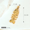 Copper Seashell Conch Crab Minimalist Animal Style Electroplated Women's Jewelry Pendant