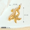 Copper Seashell Conch Crab Minimalist Animal Style Electroplated Women's Jewelry Pendant