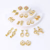 Copper Simple Geometric Electroplated Universal Buckle For Necklace And Bracelet