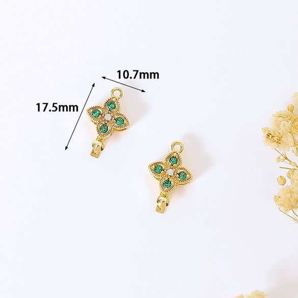 Copper Simple Geometric Electroplated Universal Buckle For Necklace And Bracelet