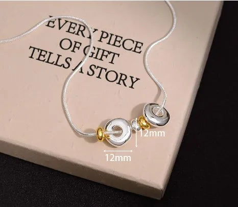 Copper Simple Style Classic Style Color Block Pendant Necklace