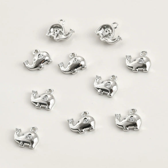 Copper Small Animal Pendant Electroplated Diy Handmade Jewelry Accessories