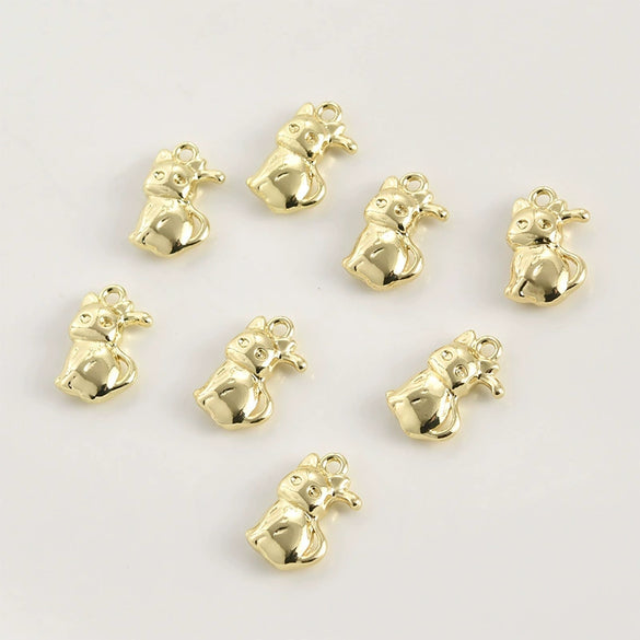 Copper Small Animal Pendant Electroplated Diy Handmade Jewelry Accessories