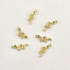 Copper Snake Pendant Electroplated Jewelry Accessories For Diy Bracelet Necklace Earring