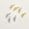 Copper Snake Pendant Electroplated Jewelry Accessories For Diy Bracelet Necklace Earring