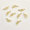 Copper Snake Pendant Electroplated Jewelry Accessories For Diy Bracelet Necklace Earring