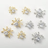 Copper Spider Inlaid Zircon Pendant Electroplated Jewelry Accessories