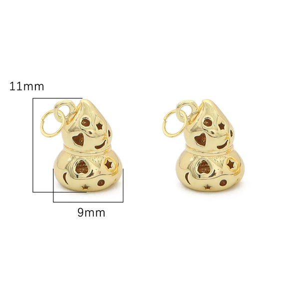 Copper Stone Small Pendant Jewelry Material For Diy Bracelet Necklace Handmade