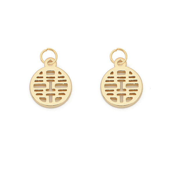 Copper Stone Small Pendant Jewelry Material For Diy Bracelet Necklace Handmade