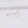 Copper U Shaped Adjustable Screw Ear Clip Converter With 18K Gold Filled Color Preserving Ear Needles And Electroplating Treatment For Diy Earrings