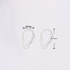 Copper Ushaped Ear Hooks 18K Gold Plated Handmade Diy Earrings Semifinished Material