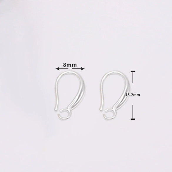 Copper Ushaped Ear Hooks 18K Gold Plated Handmade Diy Earrings Semifinished Material
